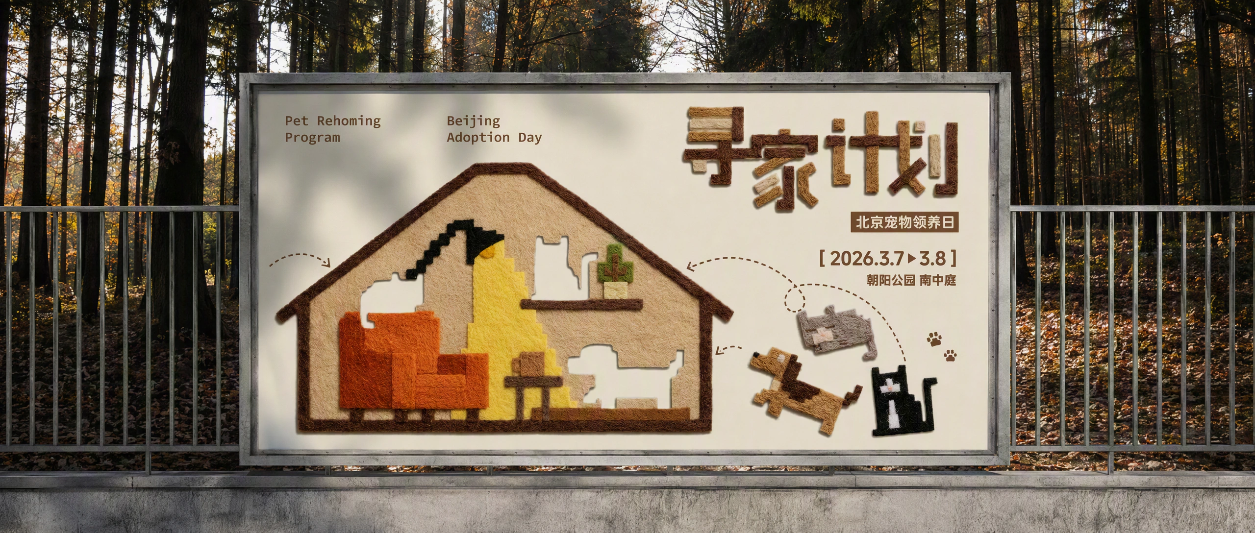 寻家计划 · 户外广告牌实景封面
